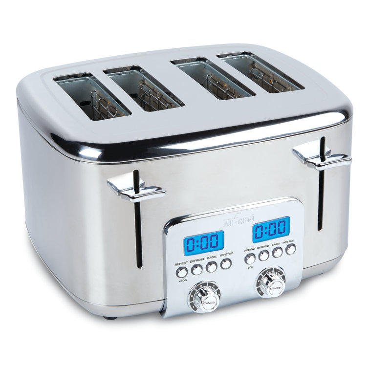 AllClad Electrics 4 Slice Digital Stainless Steel Toaster & Reviews Wayfair.ca